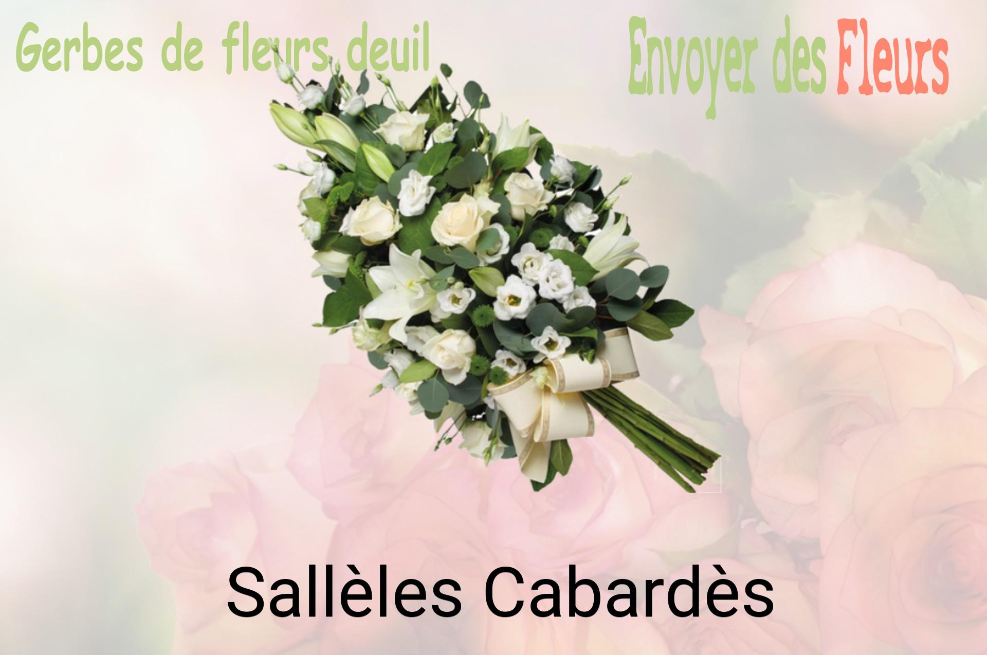 Gerbe de fleurs de deuil livrée à Sallèles-Cabardès